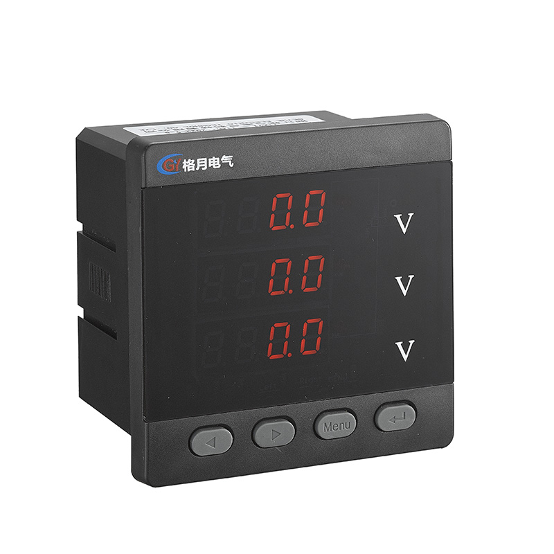 GY194U-K4-Serie LED LCD AC DC RS485 Drei-Phasen-Voltmeter