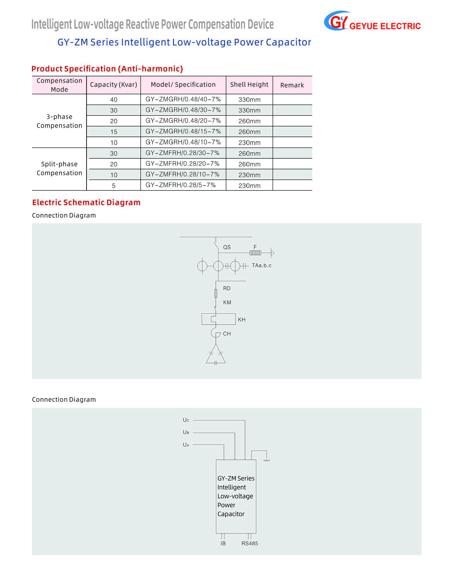 Geyue Electric Technology Product Catalog 20240505
